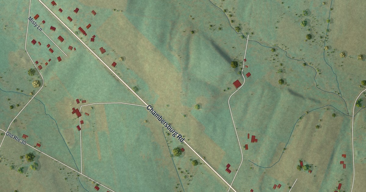 Map of McKnightstown, Pennsylvania in 2026