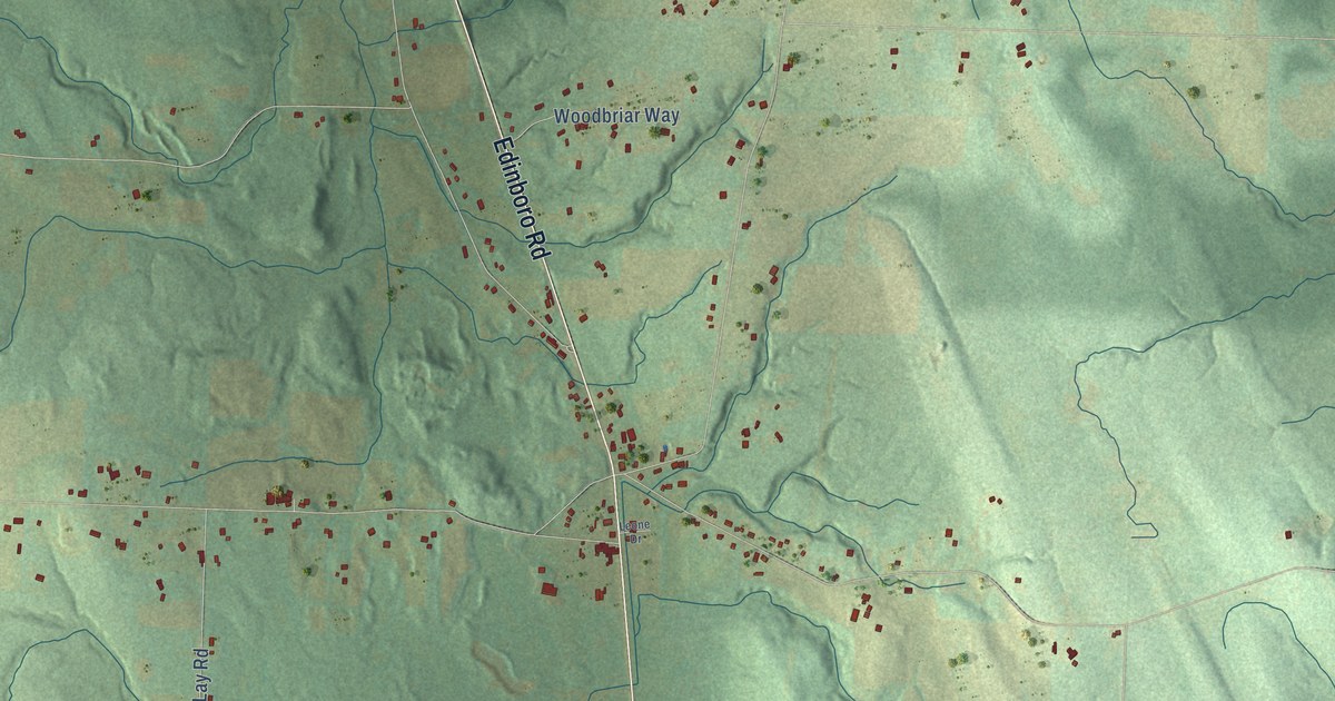 Detailed Map of McLane, Pennsylvania