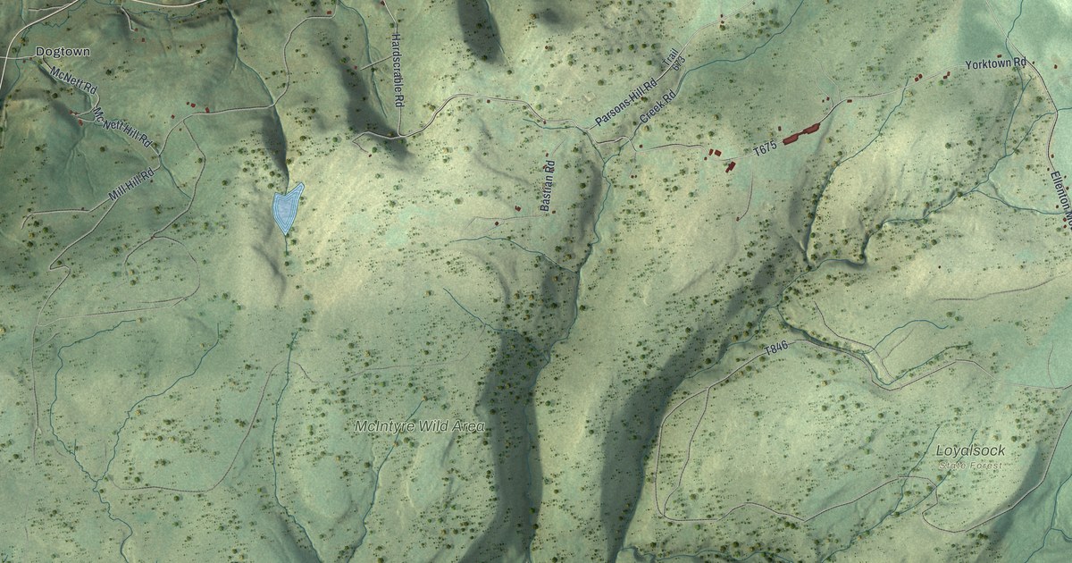 Map of McNett, Pennsylvania in 2026