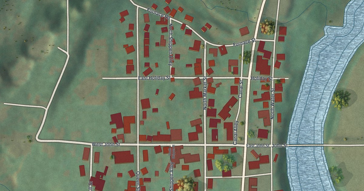 Map of McVeytown, Pennsylvania in 2026
