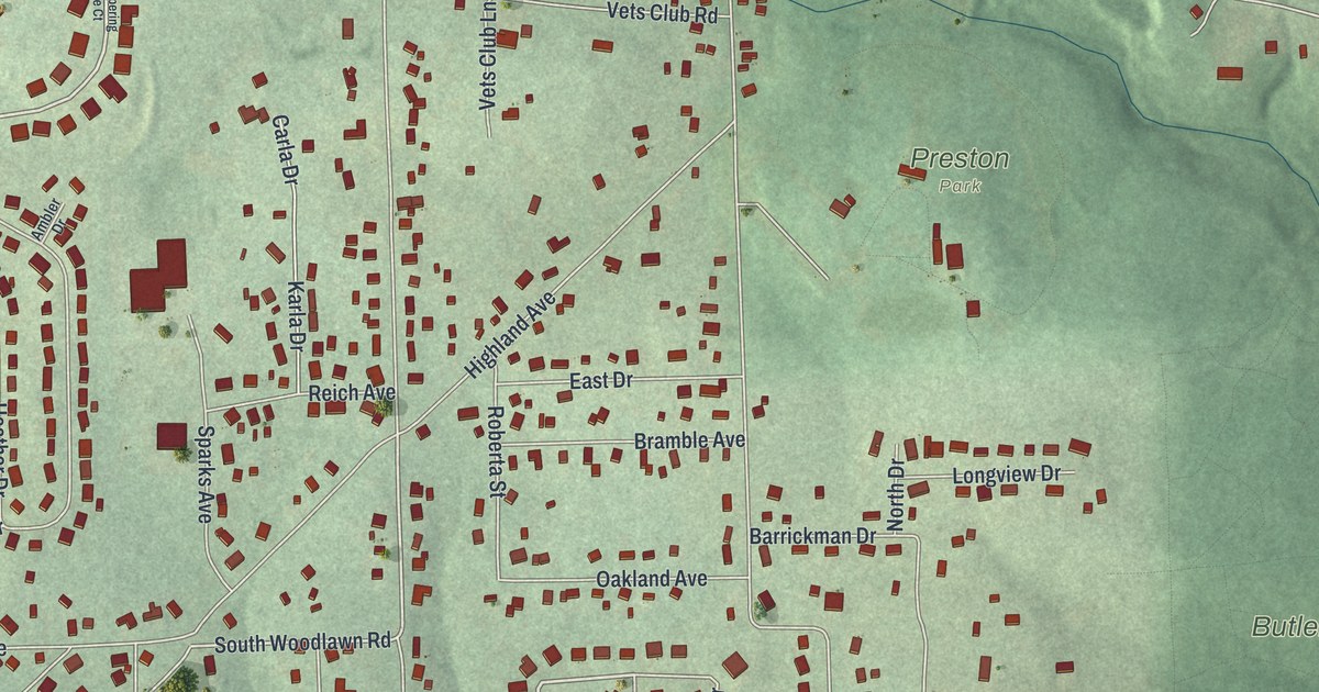 Map of Meridian, Pennsylvania in 2026