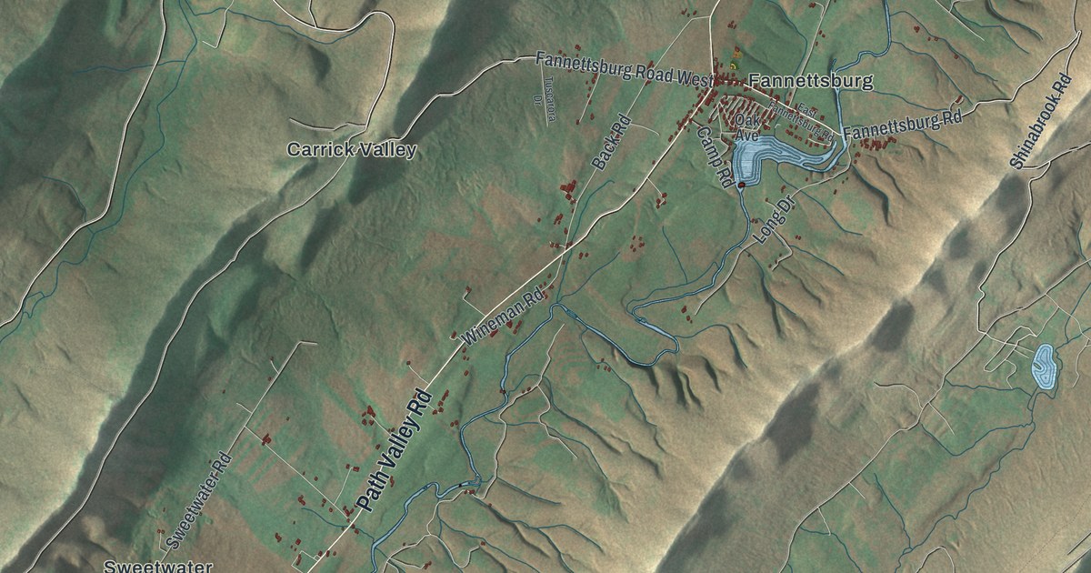 Map of Metal, Pennsylvania in 2026