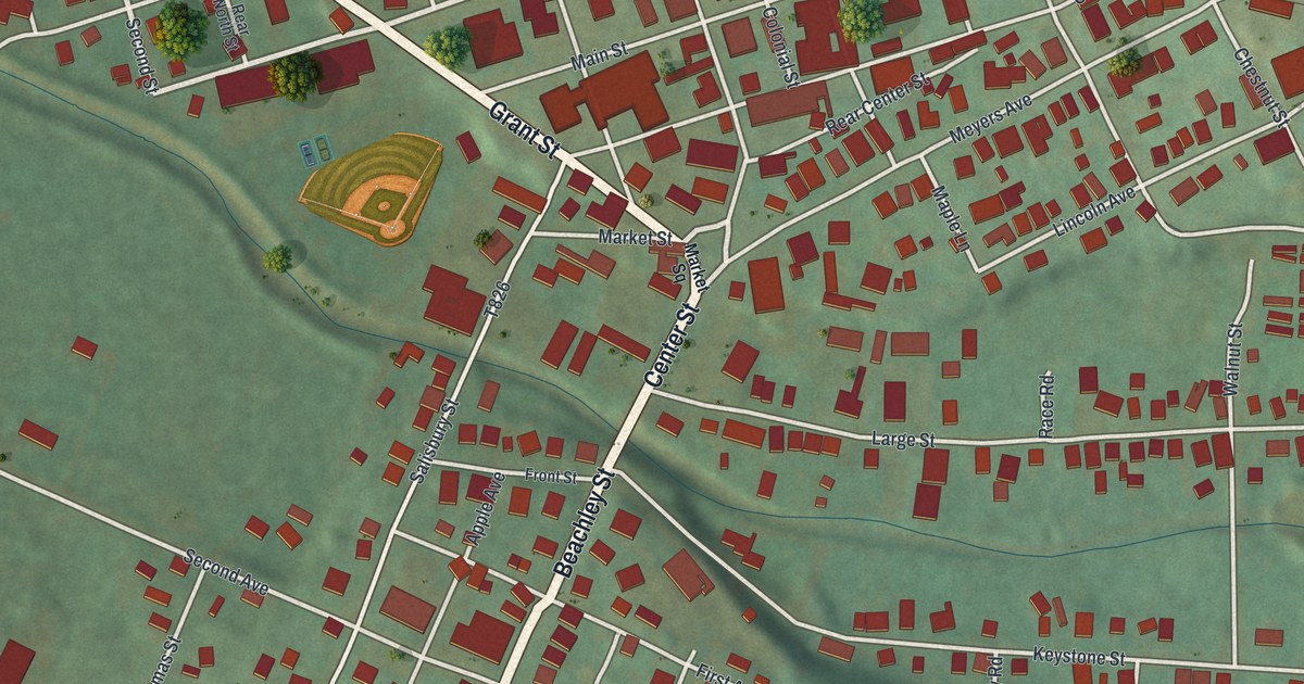 Map of Meyersdale, Pennsylvania in 2026