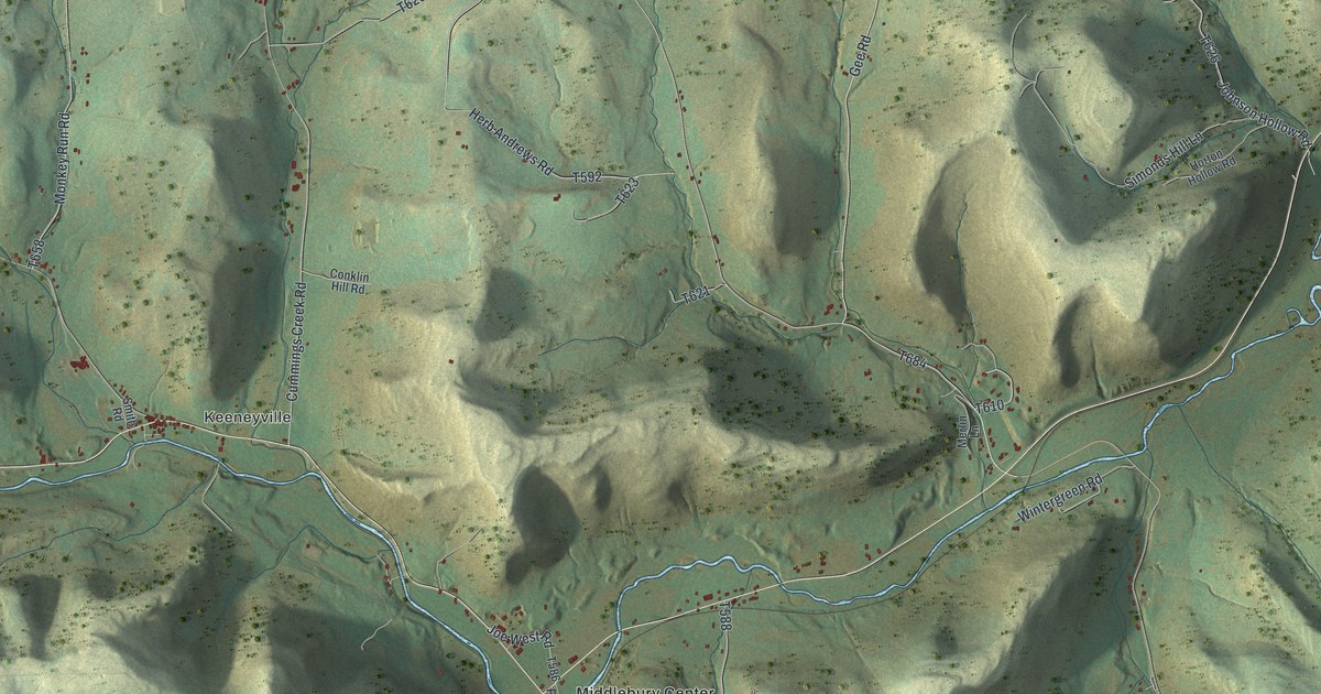 Map of Middlebury, Pennsylvania in 2026