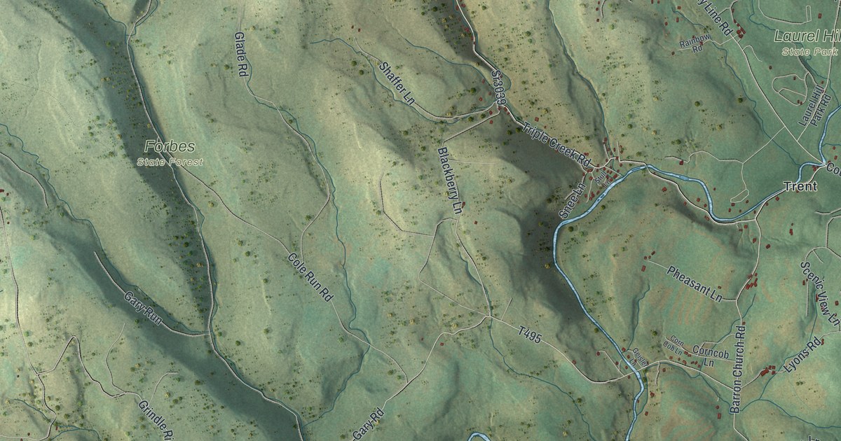 Map of Middlecreek, Somerset County, Pennsylvania in 2026