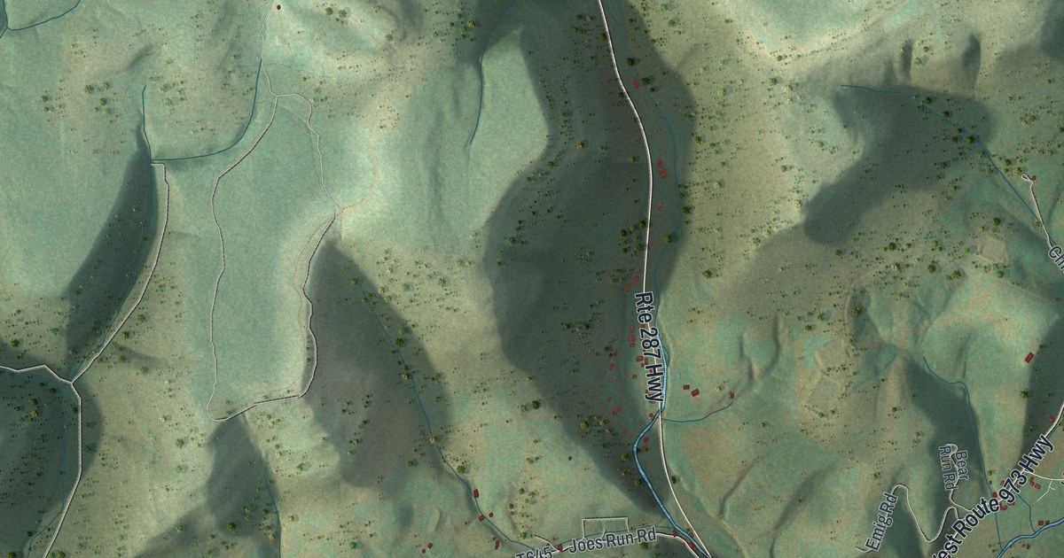 Map of Mifflin, Lycoming County, Pennsylvania in 2026