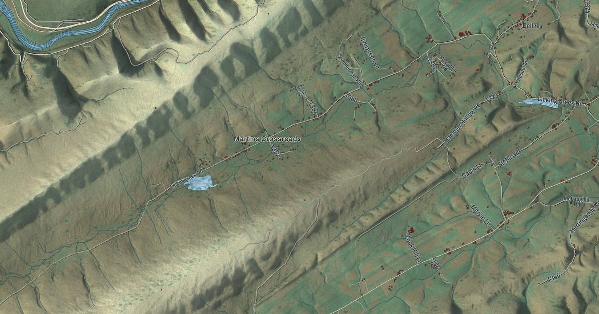 Map of Milford, Juniata County, Pennsylvania in 2026