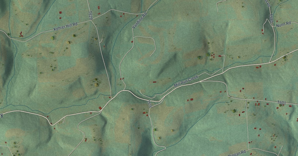 Map of Mill Creek, Lycoming County, Pennsylvania in 2026