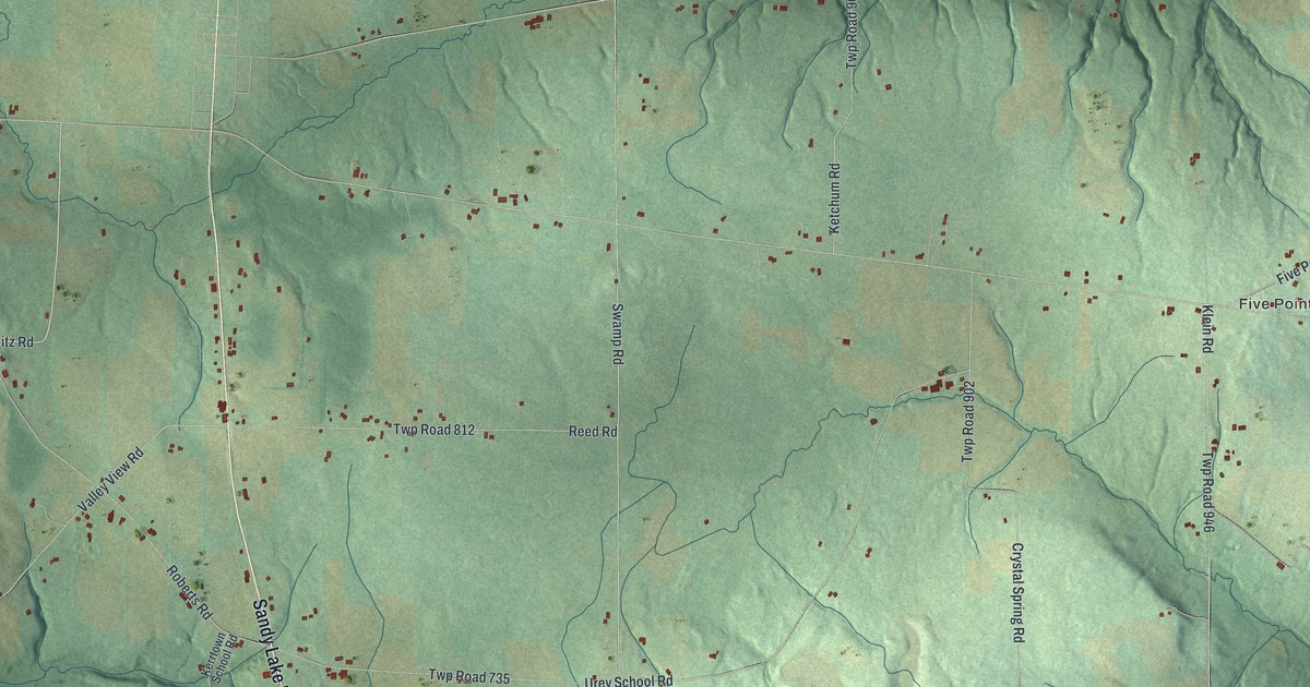 Map of Mill Creek, Mercer County, Pennsylvania in 2026