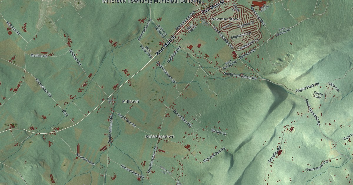 Map of Millcreek, Lebanon County, Pennsylvania in 2026