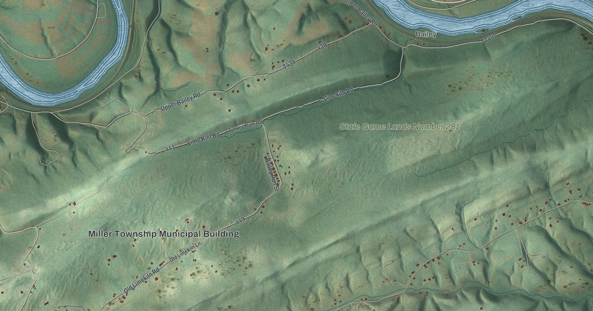 Map of Miller, Perry County, Pennsylvania in 2026