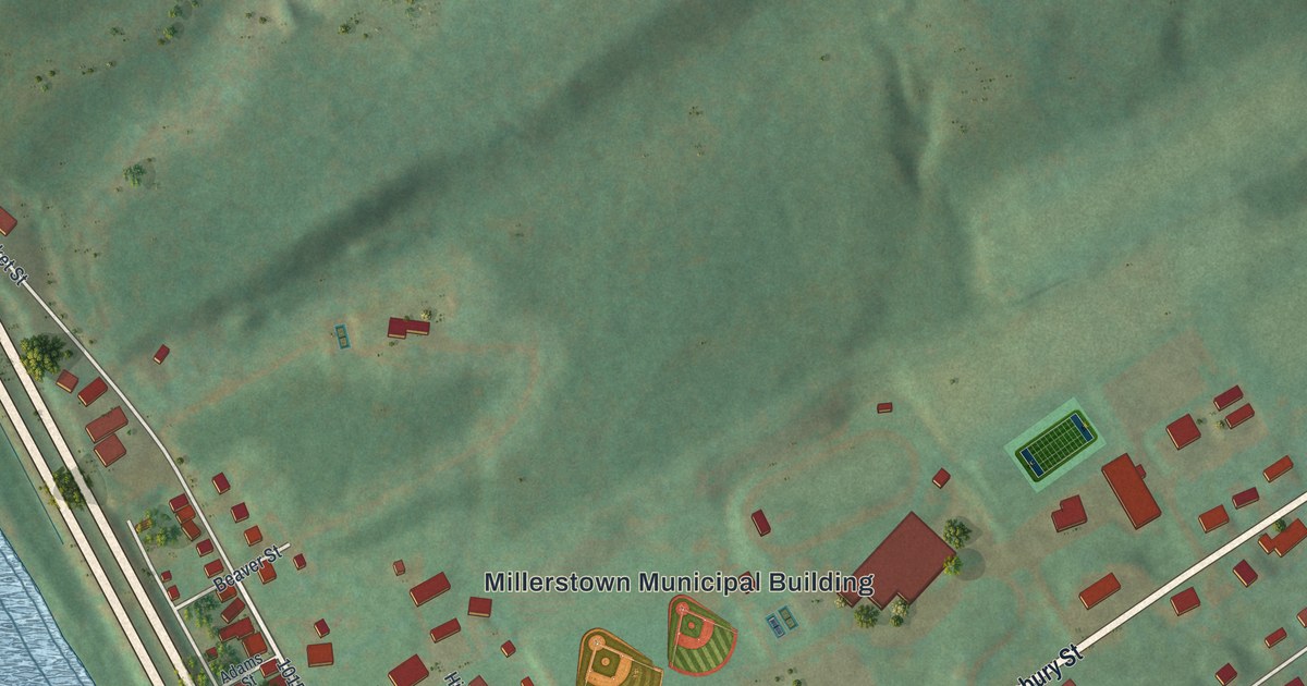 Map of Millerstown, Pennsylvania in 2026