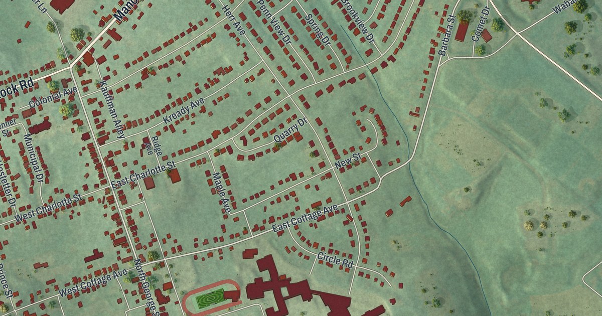 Map of Millersville, Pennsylvania in 2026
