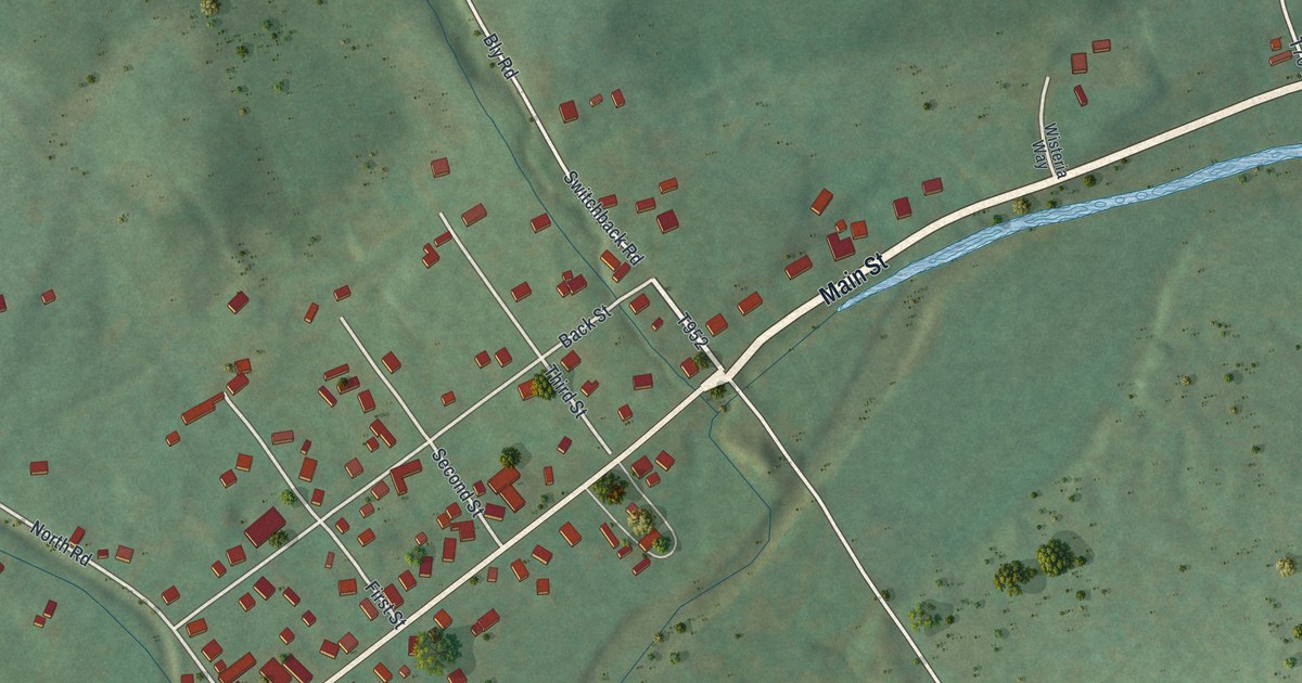 Map of Millerton, Pennsylvania in 2026
