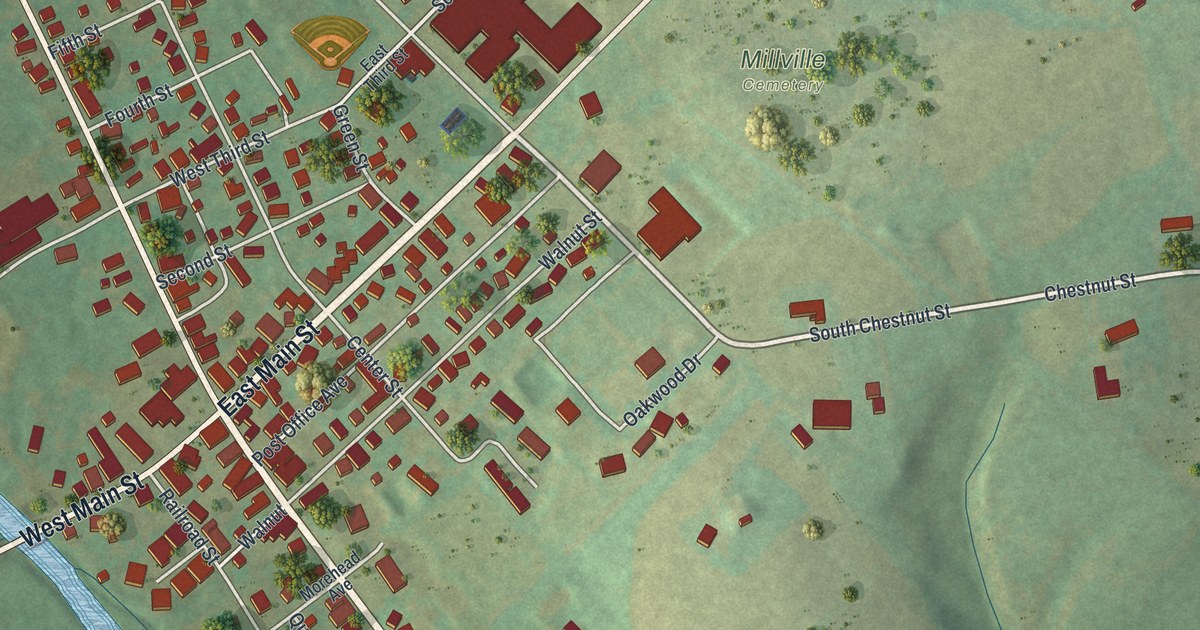 Map of Millville, Pennsylvania in 2026