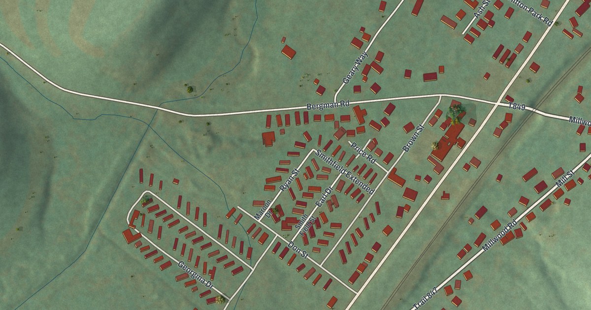 Map of Millwood, Pennsylvania in 2026