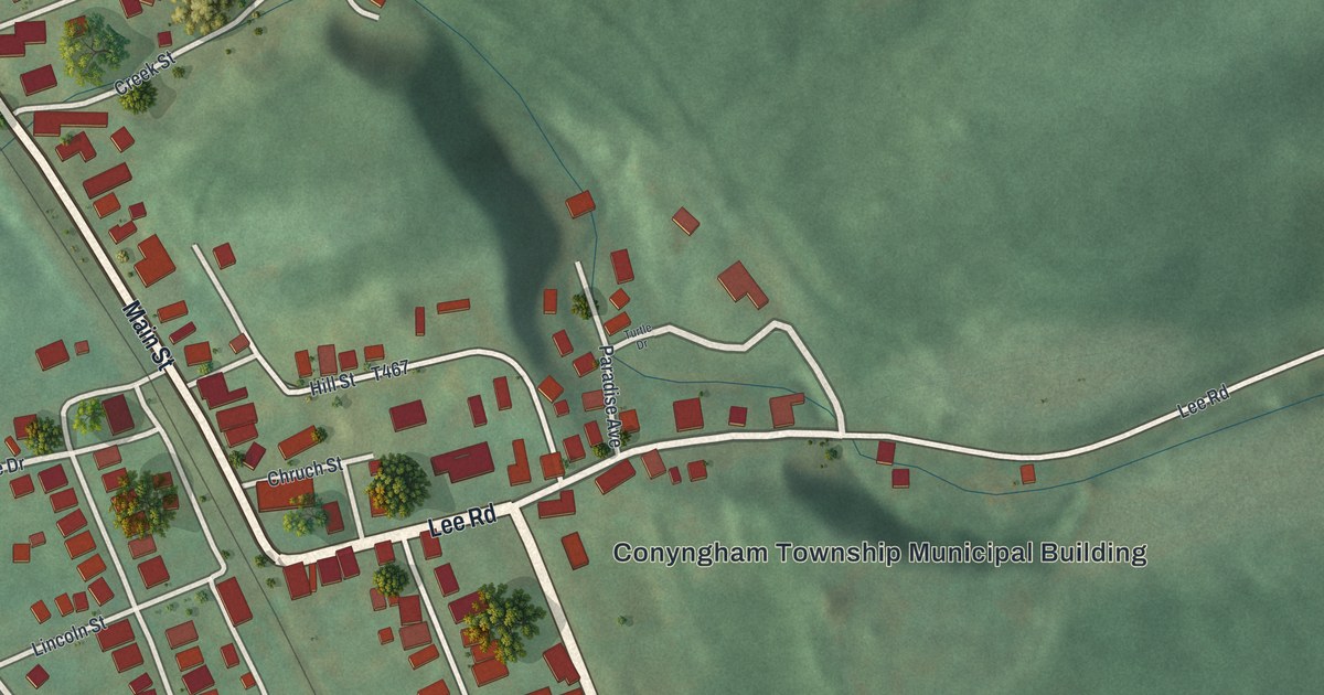 Map of Mocanaqua, Pennsylvania in 2026