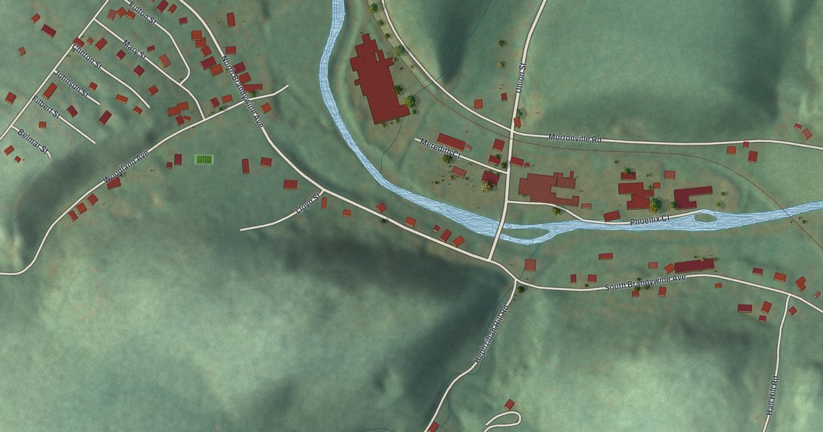 Map of Modena, Pennsylvania in 2026