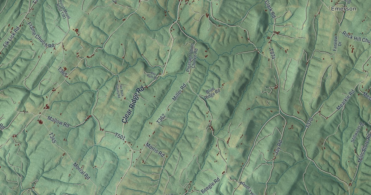 Map of Monroe, Bedford County, Pennsylvania in 2026