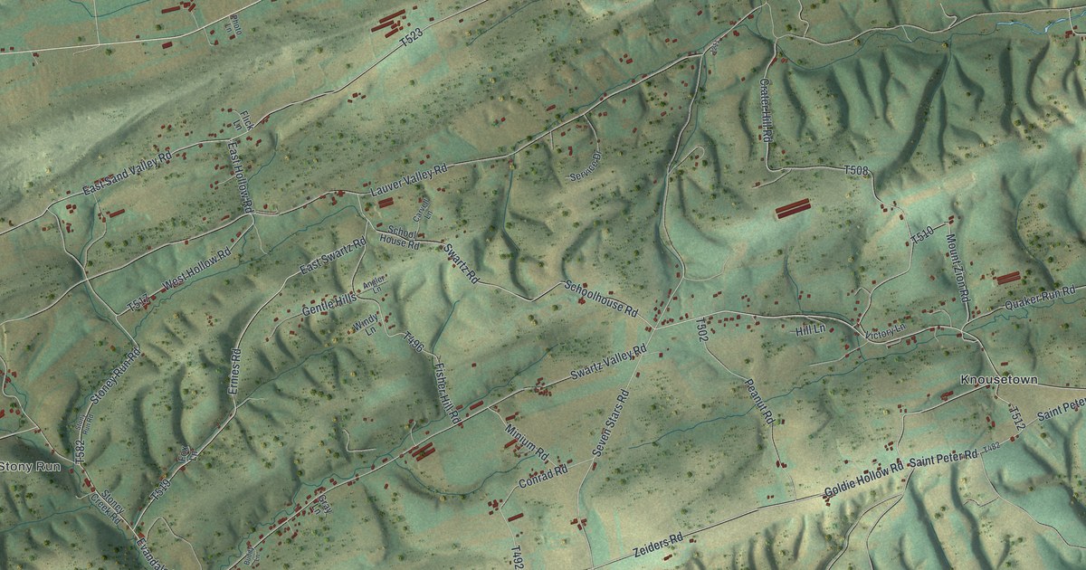 Map of Monroe, Juniata County, Pennsylvania in 2026