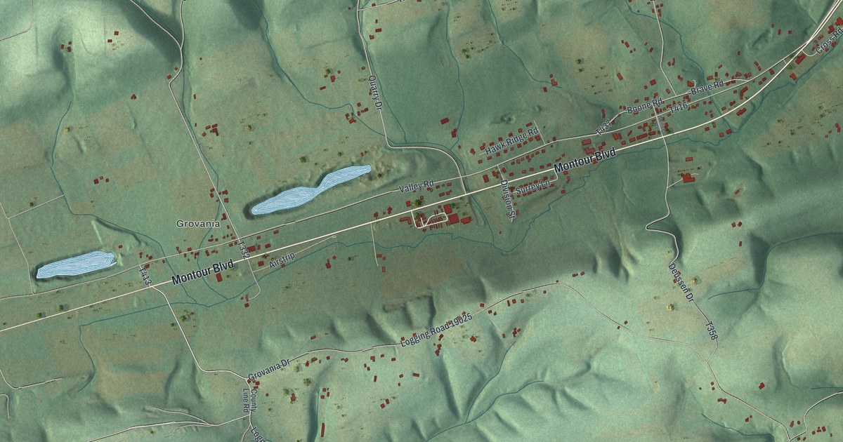 Map of Montour, Pennsylvania in 2026