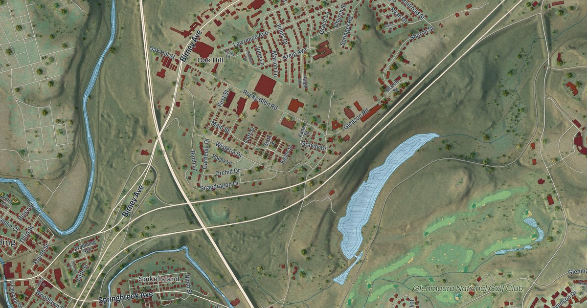 Map of Moosic, Pennsylvania in 2026