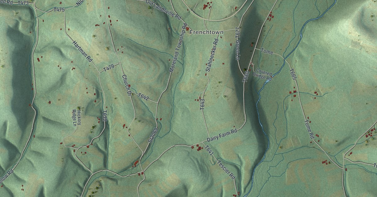 Map of Moreland, Pennsylvania in 2026