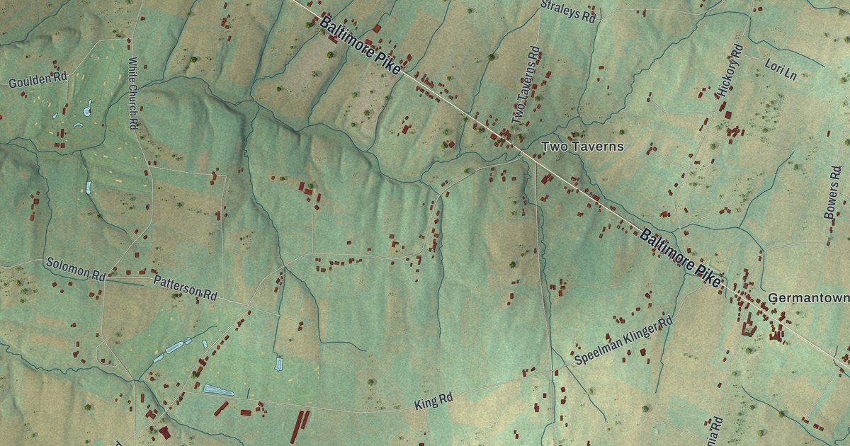 Map of Mount Joy, Adams County, Pennsylvania in 2026