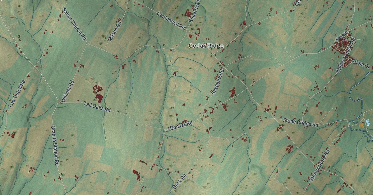 Map of Mount Pleasant, Adams County, Pennsylvania in 2026