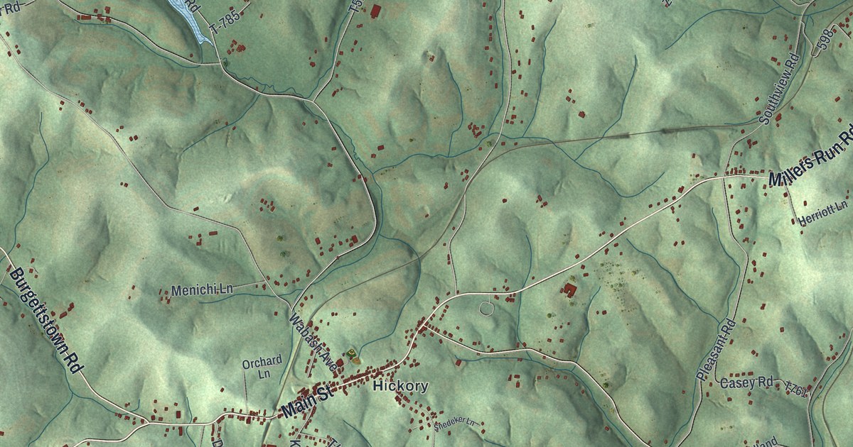 Map of Mount Pleasant, Washington County, Pennsylvania in 2026