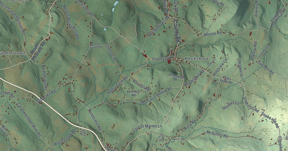 Map of Mount Pleasant Township, Westmoreland County, Pennsylvania in 2026