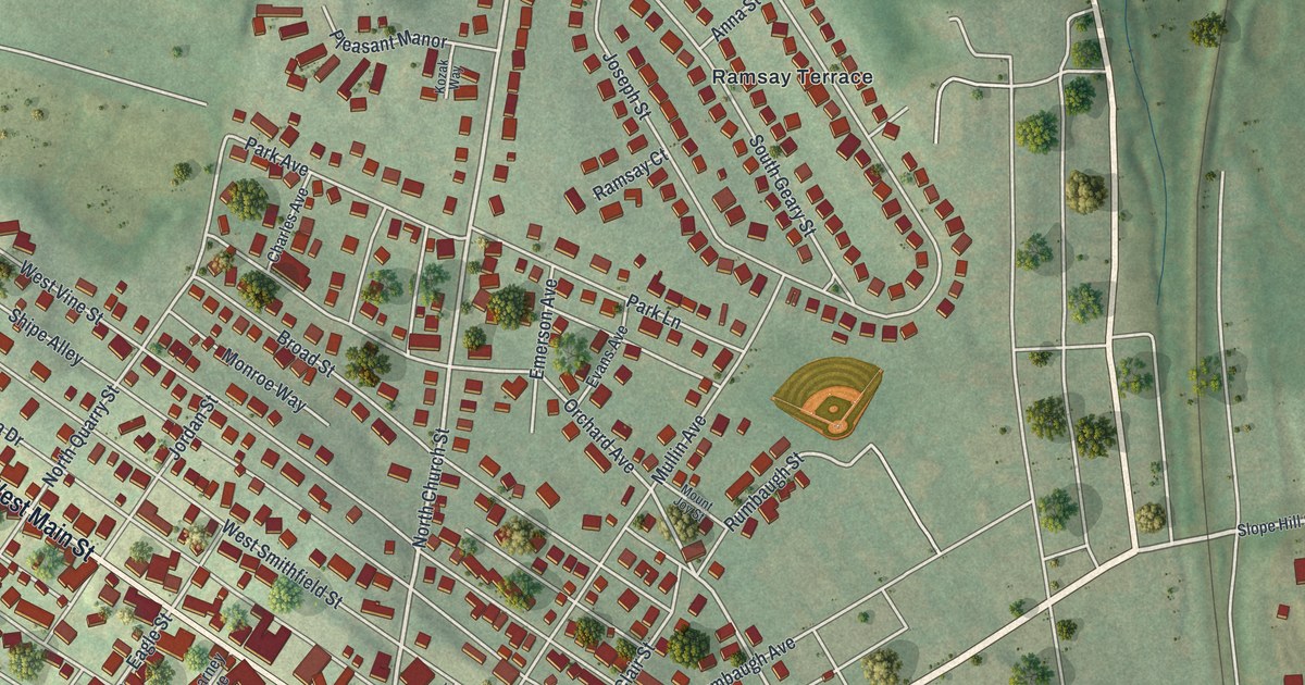 Map of Mount Pleasant Borough, Westmoreland County, Pennsylvania in 2026