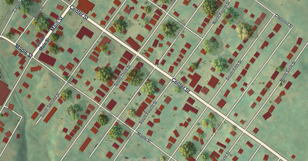 Map of Mount Wolf, Pennsylvania in 2026