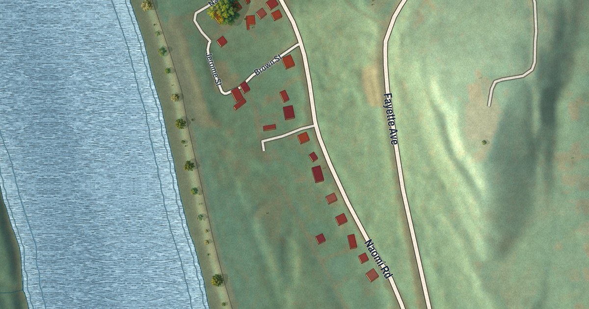 Map of Naomi, Pennsylvania in 2026