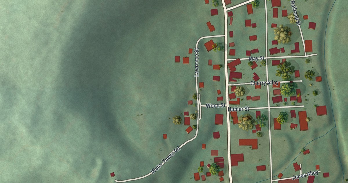 Map of New Albany, Pennsylvania in 2026