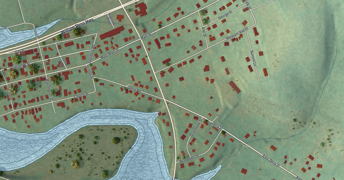 Map of New Alexandria, Pennsylvania in 2026