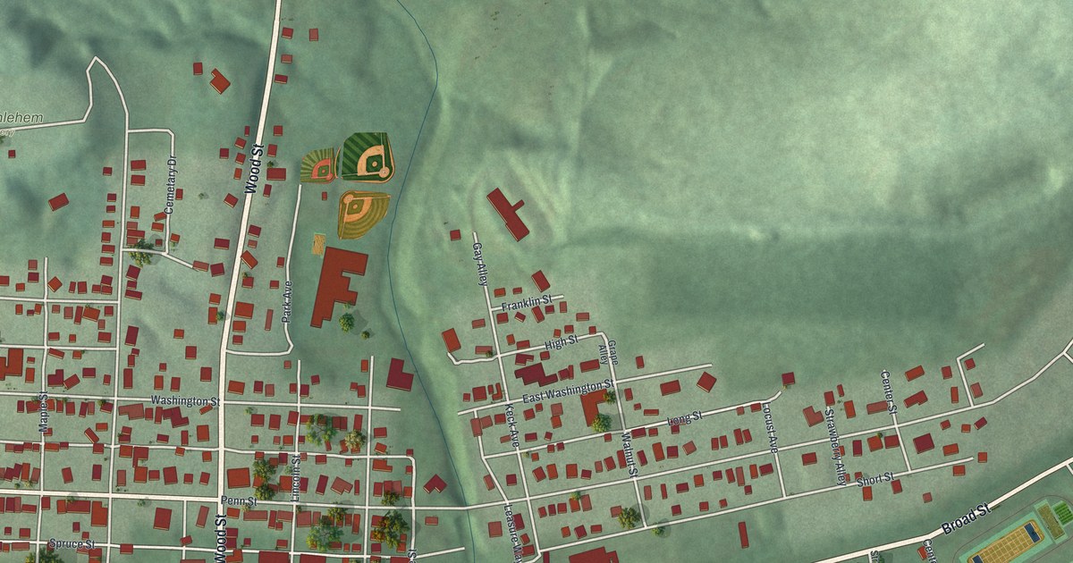 Map of New Bethlehem, Pennsylvania in 2026
