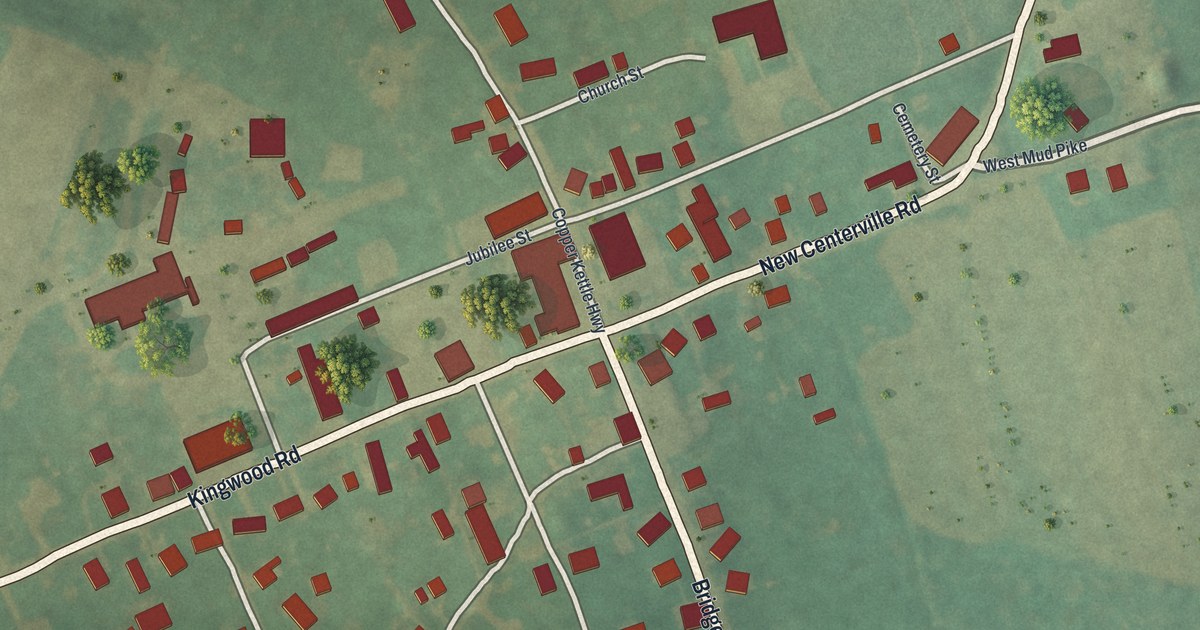 Map of New Centerville, Pennsylvania in 2026