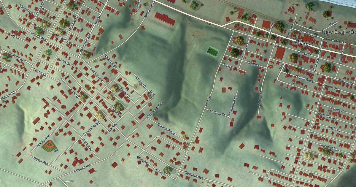 Map of New Eagle, Pennsylvania in 2026