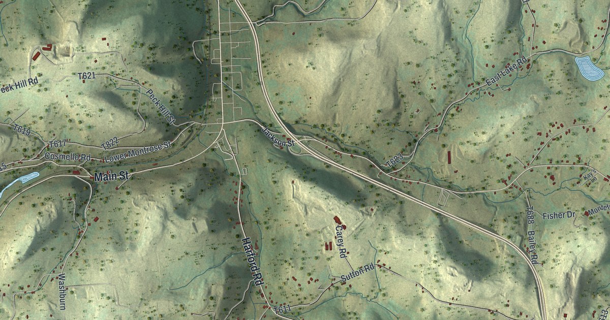 Map of New Milford Township, Pennsylvania in 2026