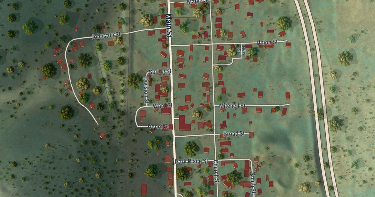 Map of New Milford Borough, Pennsylvania in 2026