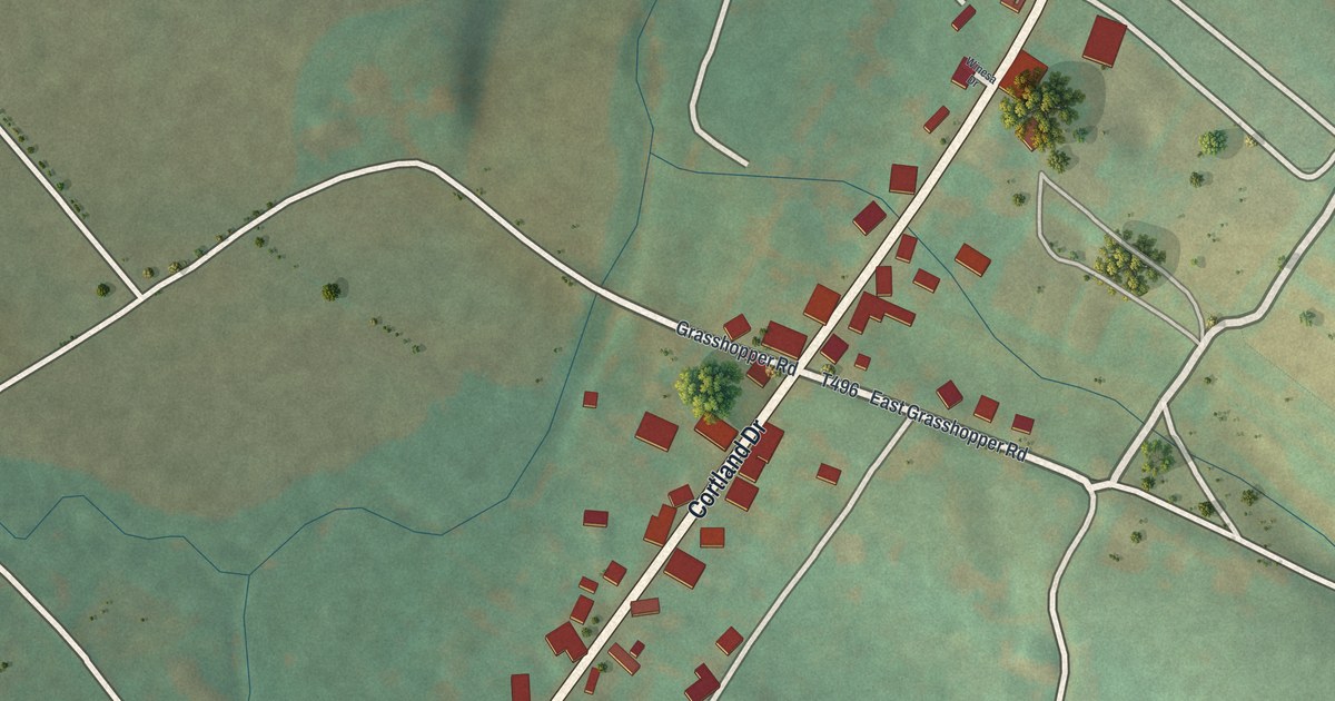 Map of New Paris, Pennsylvania in 2026