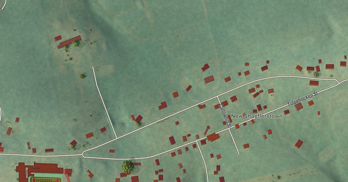 Map of New Schaefferstown, Pennsylvania in 2026
