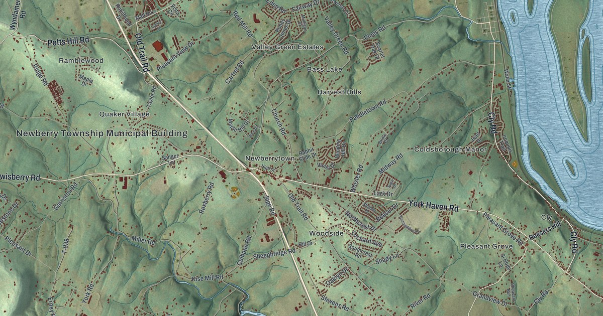Map of Newberry, Pennsylvania in 2026