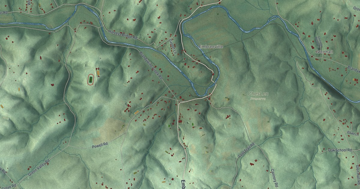 Map of Newlin, Pennsylvania in 2026