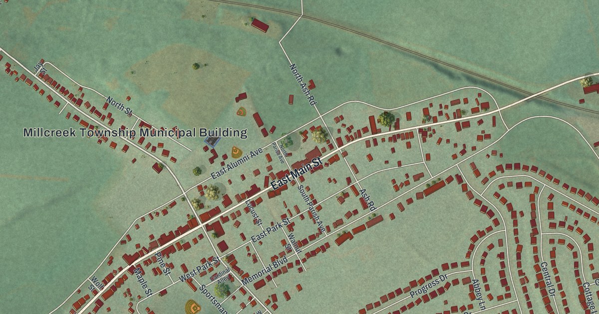 Map of Newmanstown, Pennsylvania in 2026