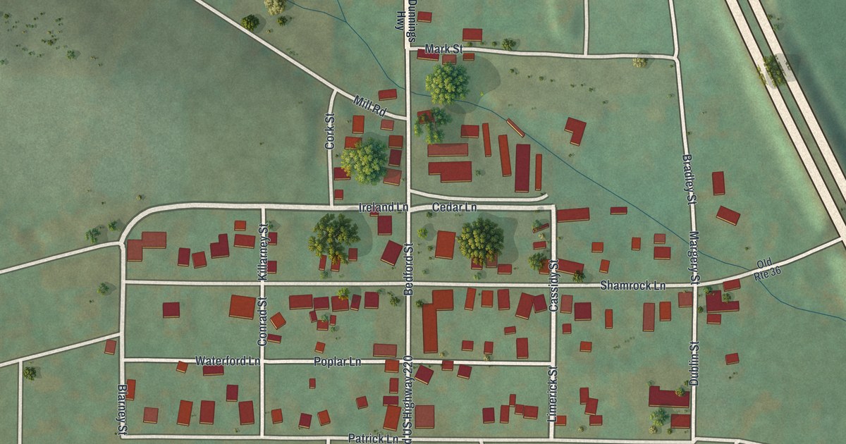 Map of Newry, Pennsylvania in 2026