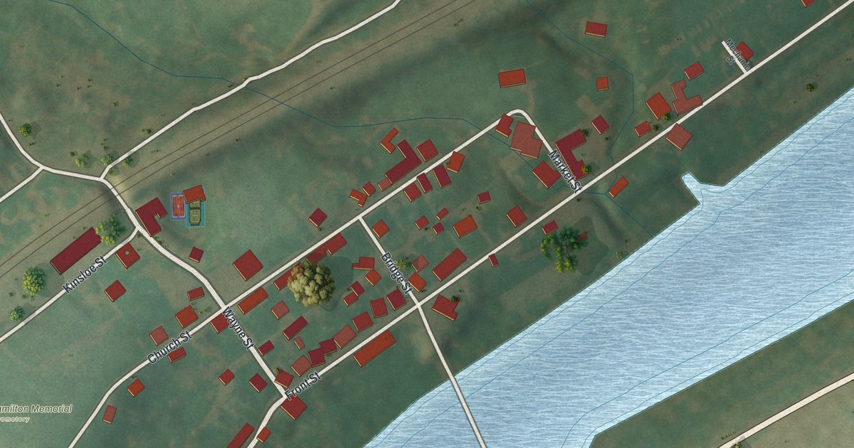 Map of Newton Hamilton, Pennsylvania in 2026