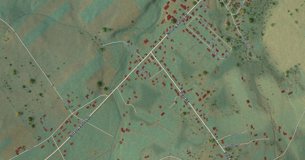 Map of Nittany, Pennsylvania in 2026
