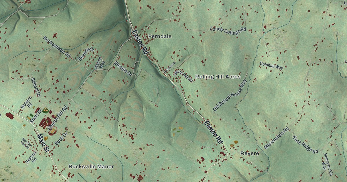 Map of Nockamixon, Pennsylvania in 2026